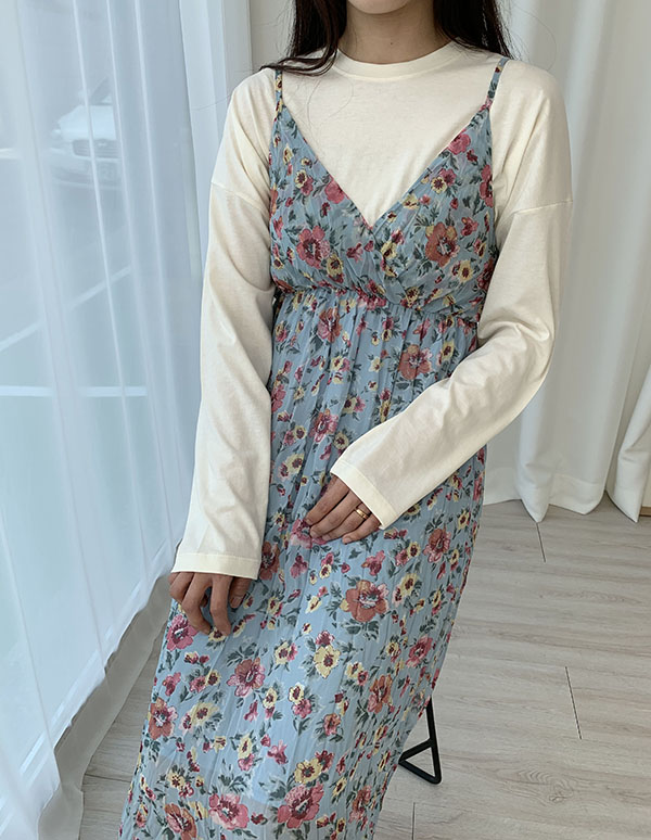 플라워 뷔스티에 ops