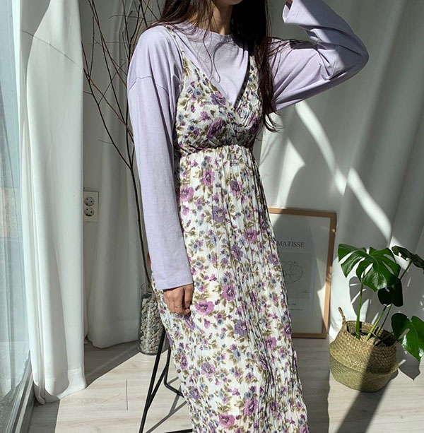 플라워 뷔스티에 ops